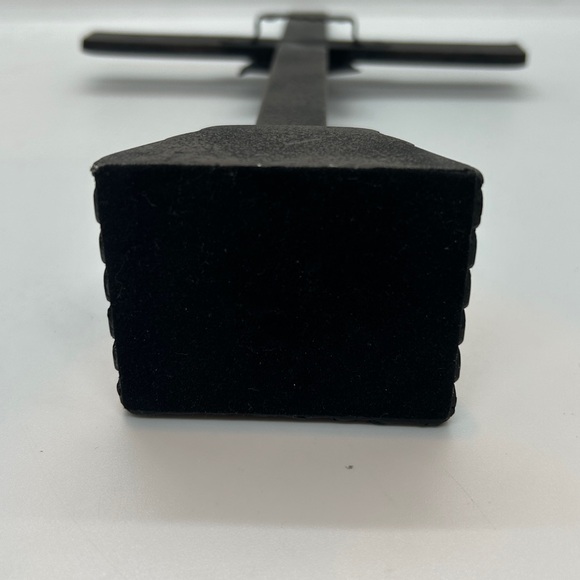 NEW Vintage Dark Brown Metal Crucifix Cross Star Wall Hang or Free Stand 10” - Picture 9 of 9